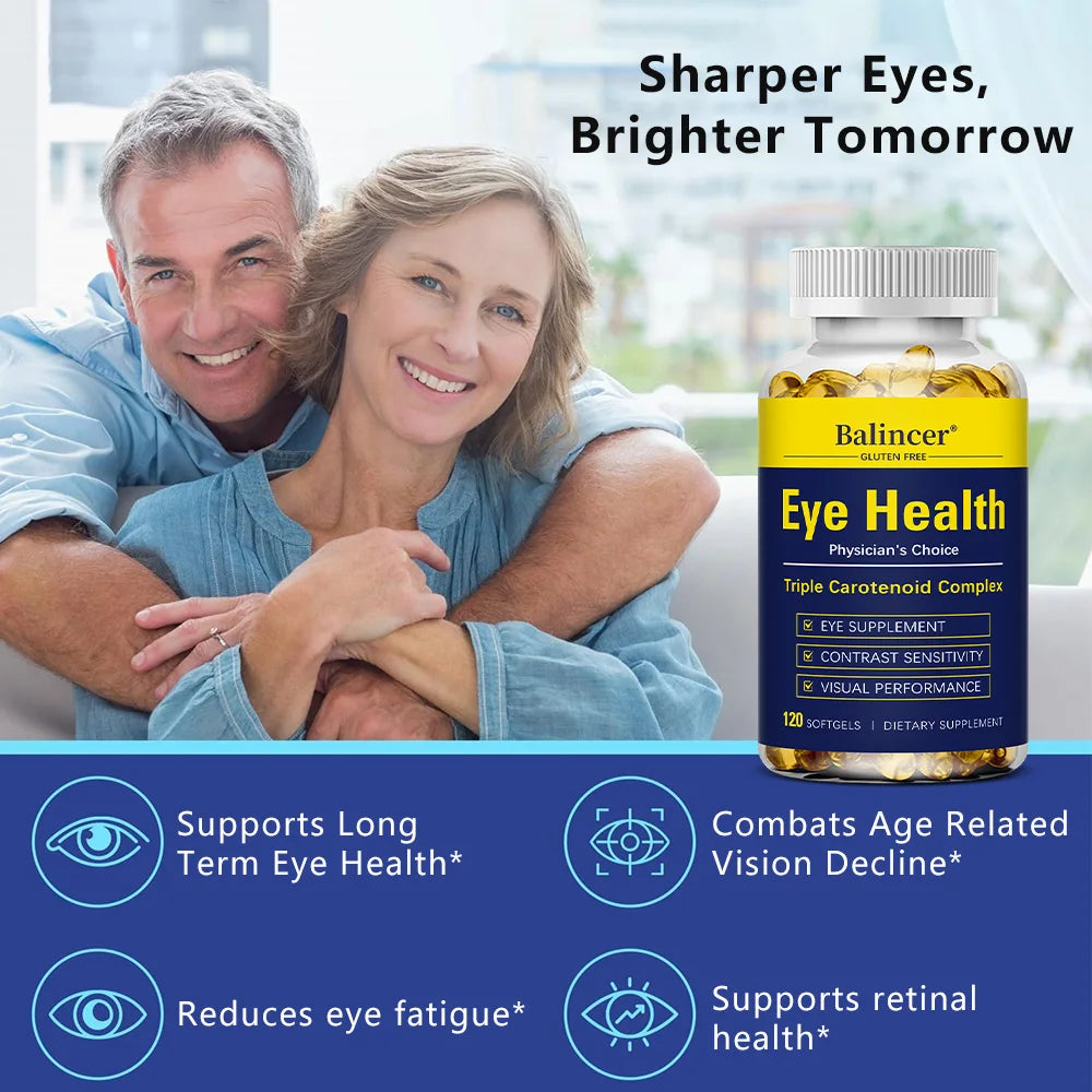 Lutein 20mg & Zeaxanthin 4mg Supplement - Eye Vitamins - Eye Health & Vision Support,Dietary Supplement