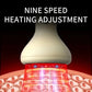 USB Rechargeable Handheld Abdominal Massager with Adjustable Guasha Cupping Intensity for Hot Compress Arm & Leg Massage