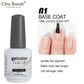 Clou Beaute 15ml Red Black White Green Neon Gel Nail Polish Base Top Coat Velvet Top 400 Colors Semi Permanent Gel Nail Varnish