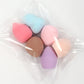 Medium Size Beauty Sponge 6/12/24/36/60 Pieces, Random Color and Shape, Foundation Mixing Beauty Sponge, Liquid, Cream and Powde