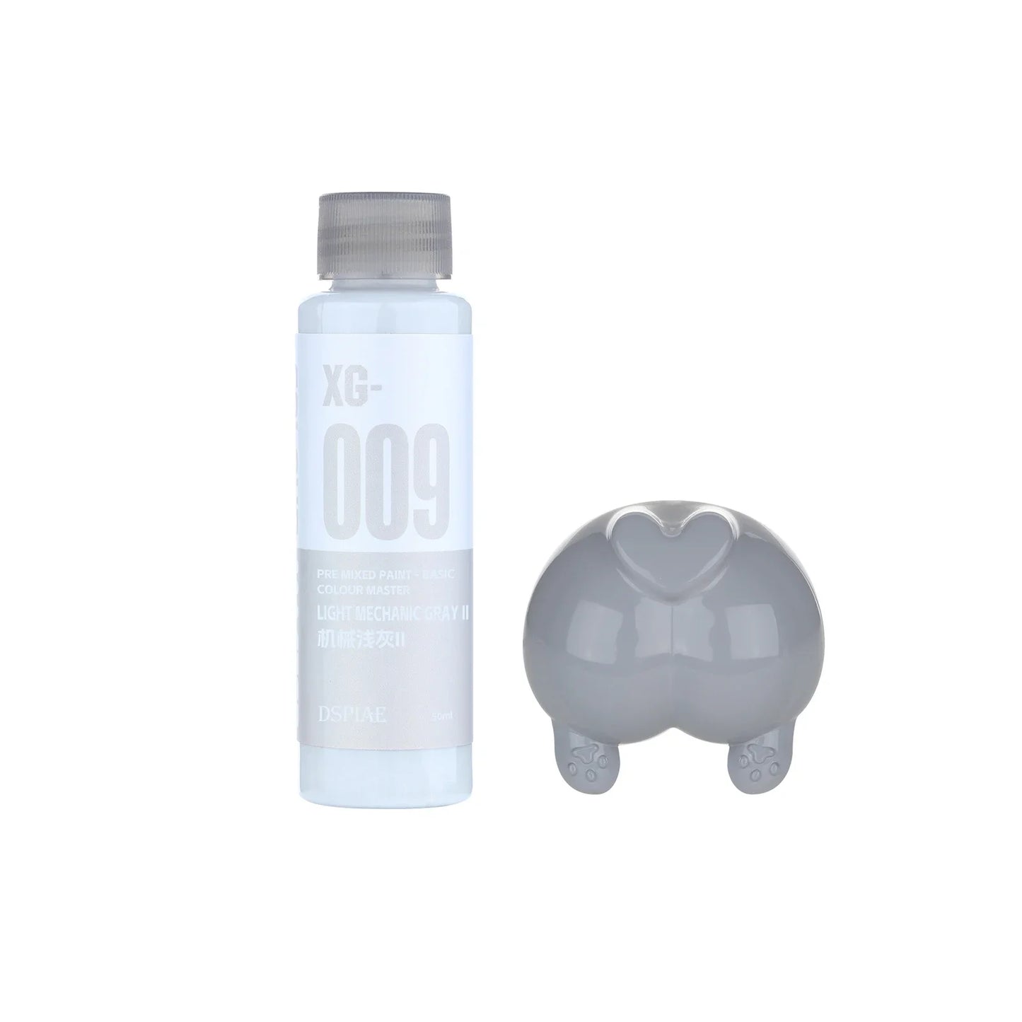 DSPIAE XG Series 50ML Pre Mixed Water Based Paint Basic Color Master Spray Painting Hand Painted Model Kit Pigment for Hobby DIY