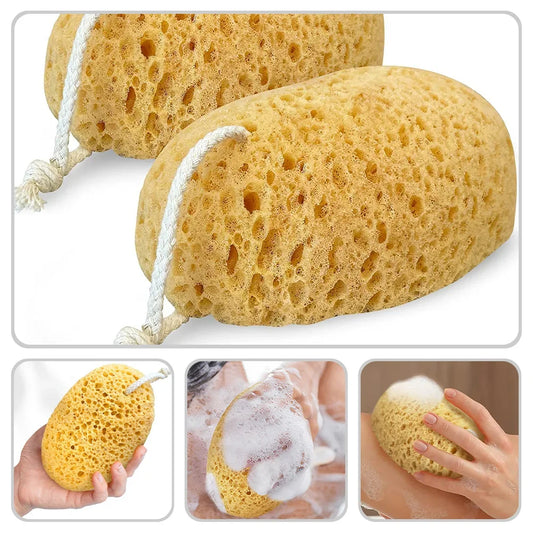 1PCS ponge Body Shower Bath Sponges Foam Loofah Scrubber Exfoliating African Net Scrubbing Wash Women Pouf Brush Puff Soothing
