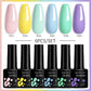 LILYCUTE 6PCs/Set Gel Nail Polish Set Kit Glitter Nail Gel Sequin Vernis Semi Permanent For Manicure Varnish UV LED Nail Art Gel
