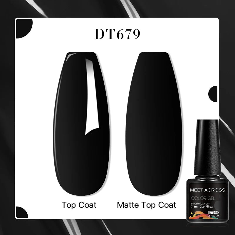MEET ACROSS 7ml Golden Cat Magnetic Gel Nail Polish Dark Brown Red Green Christmas Nail Art Varnish Winter Autumn For Nails