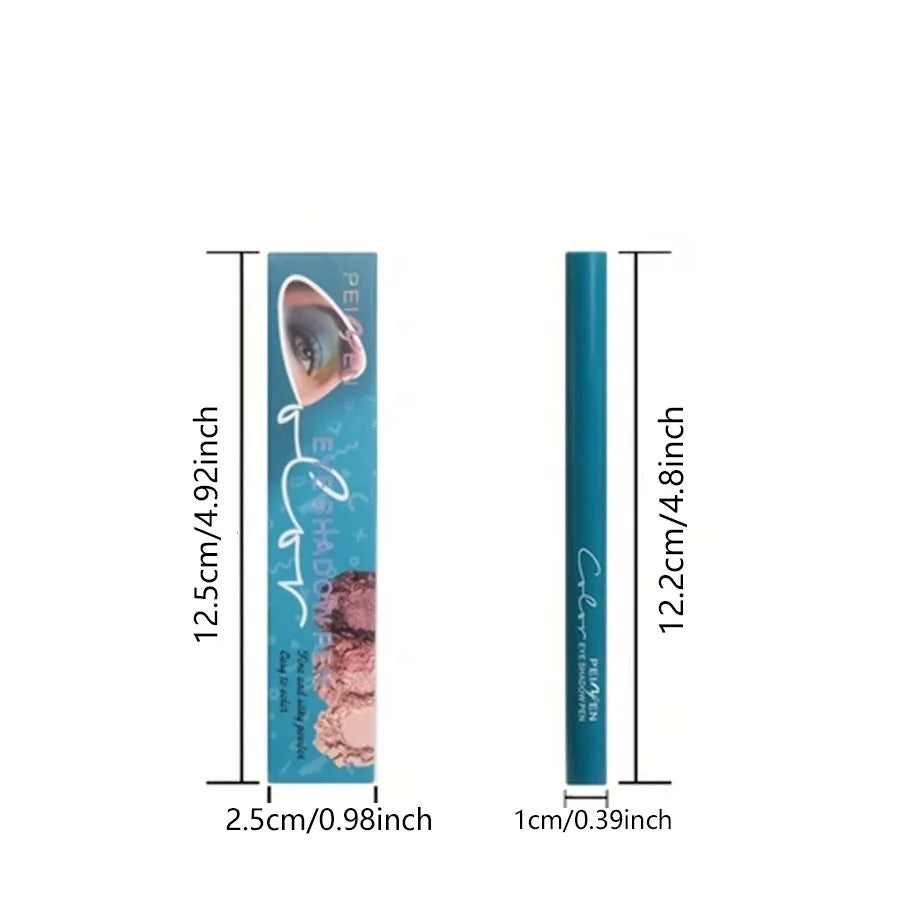 Multi color eye shadow stick, waterproof and sweat proof, shiny eye shadow stick, create bold eye makeup