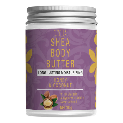 Shea Butter Moisturizing Body Cream, Softer and Moisturizes Skin, Tightens Skin, Makes Skin More Brightens and Shiny, and Moisturizes Body Massage, Suitable for Dry and Cracked Skin