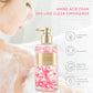 Rose Petal Shower Gel Long Lasting Fragrance Deeply Cleanses Moisturizes Soothes Skin with Petal Particles Shower Gel