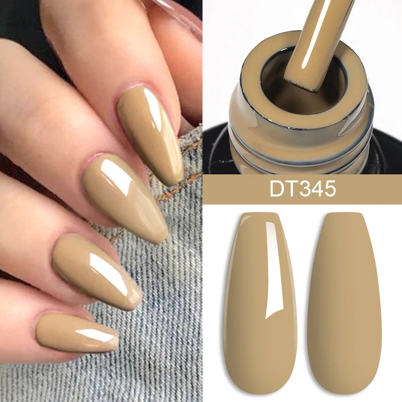 MEET ACROSS 7ml Eggshell Thermal Gel Nail Polish Temperature Changing Gradient Nail Art Varnish Winter Soak Off Gel For Nails