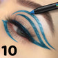 1pc Colourful Eyeliner Pen,High Pigmented Pearly Glitter&Shimmer Metallic Eyeliner Stick, Long Lasting Waterproof White Black