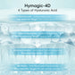 QUIYUM 8X H₂O AquaVitalize Skincare Set 5PCS Deep Hydration Kit Wrinkle Smoothing Tightening Treatment Gift Set