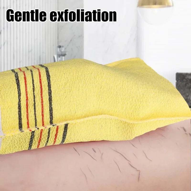 Exfoliating Washcloth Asian Exfoliating Bath Gloves Body Scrub Towel Cleaning Peeling SPA Shower Foam Body Massage