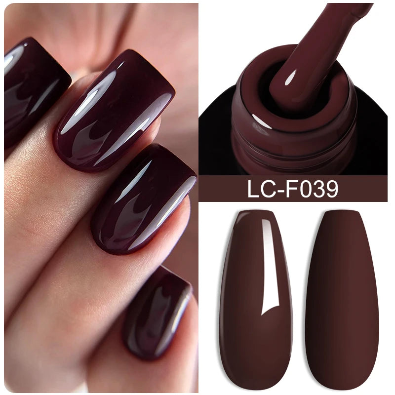 LILYCUTE Thermal Nail Gel Polish 3 Layers Temperature Shiny Color Changing Series Semi Permanent  Soak Off UV Nail Gels Polish