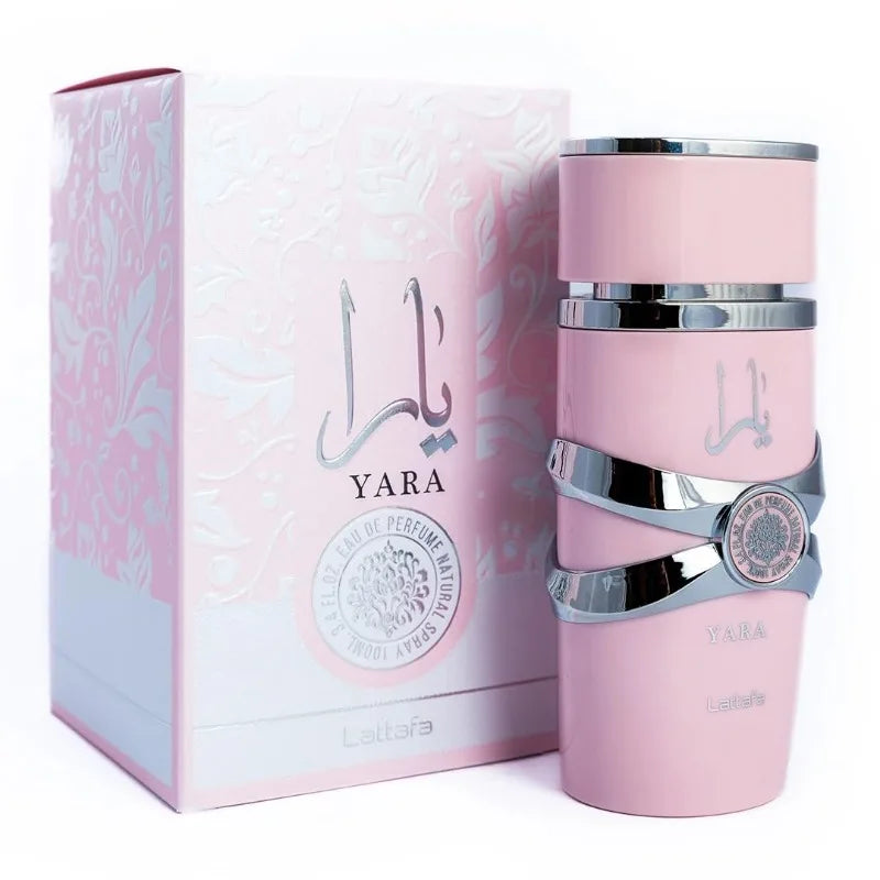 Lattafa Yara Vanilla Gourmand Fruity Floral Eau De Parfum Long-Lasting Fragrance for Women 3.40 Ounce 100 Ml