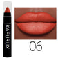 15 Colors Nude Velet Matte Lipstick Pencil Waterproof Long Lasting Red Brown Pink Lip Liner Pen Non-Stick Cup Makeup Lip Tint Pe
