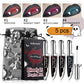 2Pcs Matte Bloody Lip Stain Long-Lasting Water-Resistant Liquid Lipstick Gothic Vampire Halloween Party Lip Tint Cosmetics