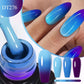 MEET ACROSS 7ml Eggshell Thermal Gel Nail Polish Temperature Changing Gradient Nail Art Varnish Winter Soak Off Gel For Nails