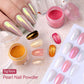 NICOLE DIARY 5g Aurora Pearl White Pink Nail Powder Pigments Metallic Rubbing Dust Moonlight Effect Nail Arts Decoration