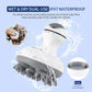 Waterproof Electric Head Massager Scalp Massage Comb Hair Cleaning Brush Body Deep Tissue Kneading Vibration Roller Scratcher