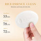 BIOAQUA White Rice Raw Pulp Facial Soap Face Wash Foam Solid Facial Cleanser Moisturizing Whitening Body Bathing Handmade Soap