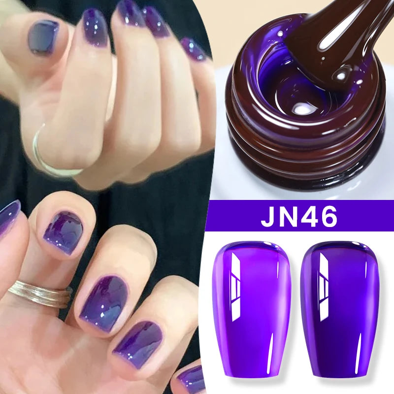 BORN PRETTY 6 in 1 Nail Glue Gel Extra Strong Adhesive for Press on Nails Clear Acrylic Tips Extension Gel Strengthener Gel