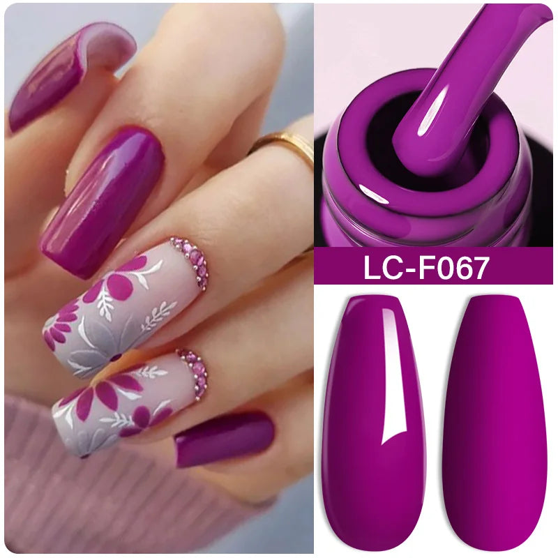 LILYCUTE 5ml White Black Liner Gel Nail Polish Colorful French Painting Stripe Semi Permanent Drawing Nail Art UV Gel Varnish