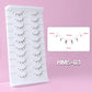 10Pairs Bottom Eyelashes Manga Lower Lashes Clear Band Wispy Small Flame Under Eye Lashes Korean Makeup Cosplay Tools