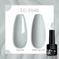 LILYCUTE 7ML Eggshell Gel Nail Polish White Black Material Semi Permanent Autumn Varnish With Any Color Gel Soak Off UV Manicure