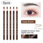 5pcs Professional Microblading Pencil Permanent Eyebrow Pencil Tattoo Waterproof Art Tint Makeup Eye Brow Pen Enhancers Cosmetic