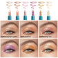Multi color eye shadow stick, waterproof and sweat proof, shiny eye shadow stick, create bold eye makeup
