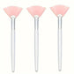 3/6/12pcs Practical Facial Brushes Fan Shape Brush Flat Head Face Mask Applicator Soft Portable Mask Brushes Cosmetic Tools