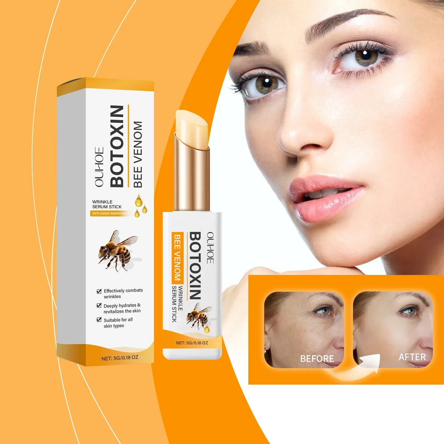 Anti wrinkle eye ointment is used for dark circles, eye bags, and puffiness