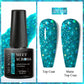 MEET ACROSS 7ml Black White Red Gel Nail Polish Glitter Semi Permanent Nail Supplies Gel Vernis for All-Season Nails Design