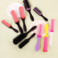 1pcs 9-row wrinkle removal massage curly hair brush, detachable 9-row comb plastic wet hair brush