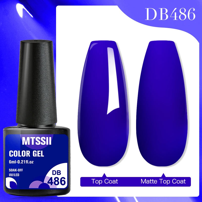 Mtssii 7ML Colorful Reflective Gel Nail Polish Glitter Sparkling Flash Glitter Gel Polish Semi Permanent Varnish Soak Off Nails