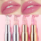 Glitter Lipstick Lip Balm Color Change Transparent Moisturizing Crystal Jelly Pearlescent Lip Plumper Gloss Tint Cosmetic