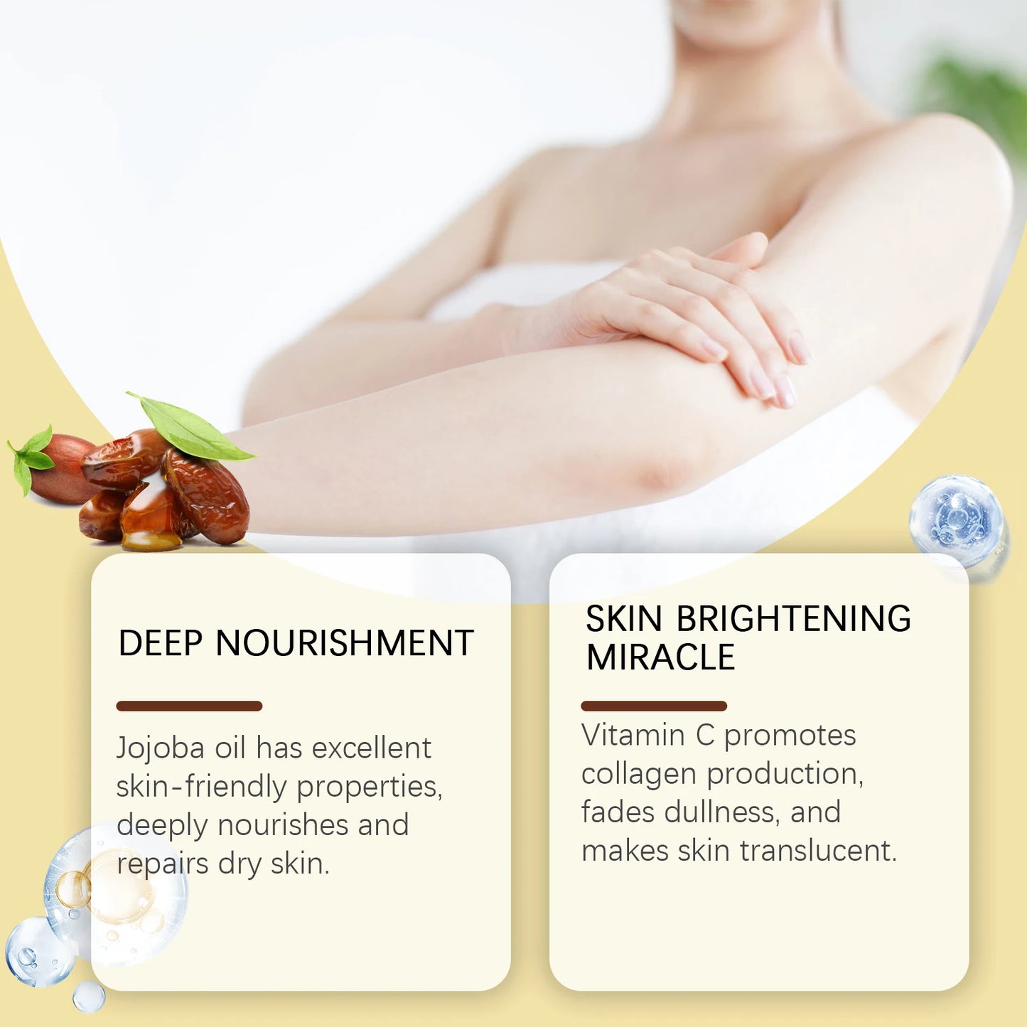 Jojoba Natural Essential Oil Body Massage Relaxing Moisturizing Hydrating Oil Anti Dryness Nourishing Fragrance Skincare Product