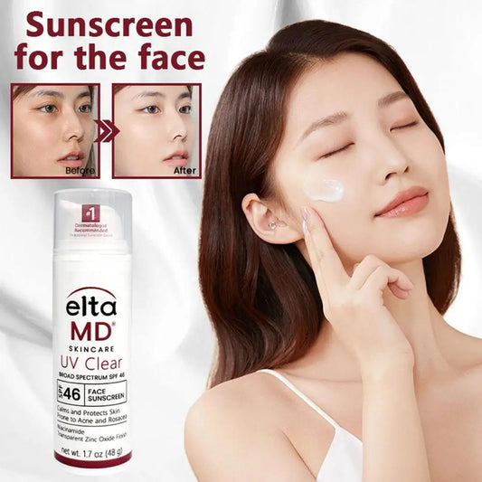 EltaMD SPF46 UV Sunscreen Anti-radiation Waterproof&Sweatproof Lightweight Non-Greasy Isolation Face Sunblock Stick