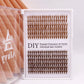 Brown Mix Colored Individual Lashes Colored Cluster False Lashes supplies for eyelash extensions Halloween makeup products