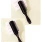 1pcs 9-row wrinkle removal massage curly hair brush, detachable 9-row comb plastic wet hair brush