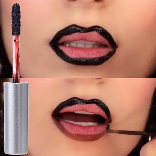 Waterproof Peel-Off Lip Liner – Long-Lasting Matte Lip Tint, Brown Contour Tattoo-Effect Lip Stain Cosmetic