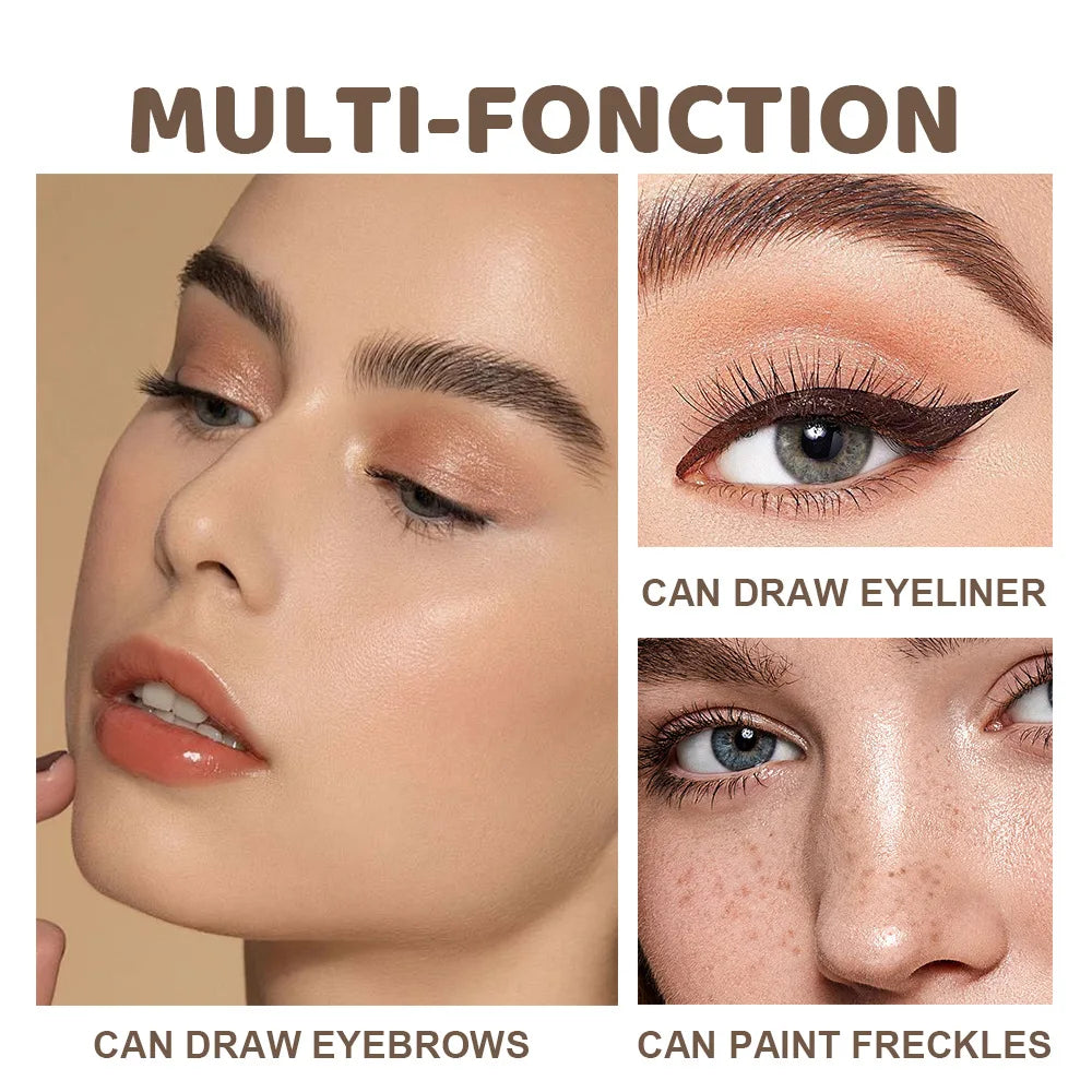 Fit Colors 4-color Tear Eyebrow Dye Multi-functional waterproof non-smironing stereoscopic Eyeliner eyebrow gel not easy to fade