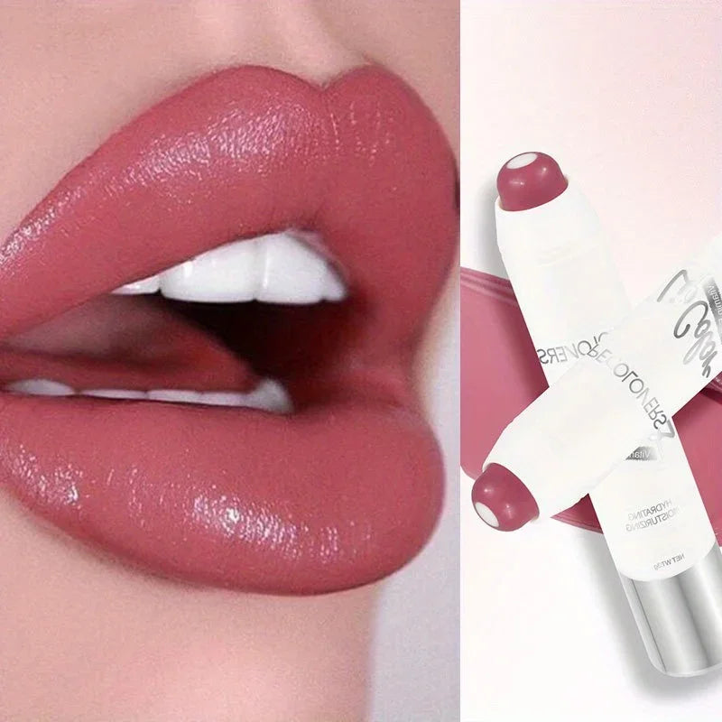 Nude Sandwich Lipstick Cute Moisturizing Long-lasting Non-stick Cup Lip Glaze Makeup Lip Balm Moisturizing Lip Gloss Base