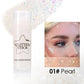 Sparkling Sequins Glitter Gel Stick Highgloss Shine White Pearl Pink Eyeshadow Glitter Face Body Painting Brighten Stage Makeup