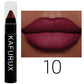 15 Colors Nude Velet Matte Lipstick Pencil Waterproof Long Lasting Red Brown Pink Lip Liner Pen Non-Stick Cup Makeup Lip Tint Pe
