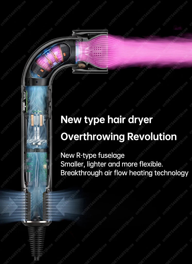 200 Million Anion Blow Dryer Professinal Leafless Hair Dryer Negative Lon Hair Care Quick Home Powerful Hairdryer Constant HD18