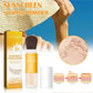 2pcs Waterproof Spf50 Sunscreen Loose Powder Sunblock Skin Protective Invisible Pore Solar Blocker Oil Control For Face Care