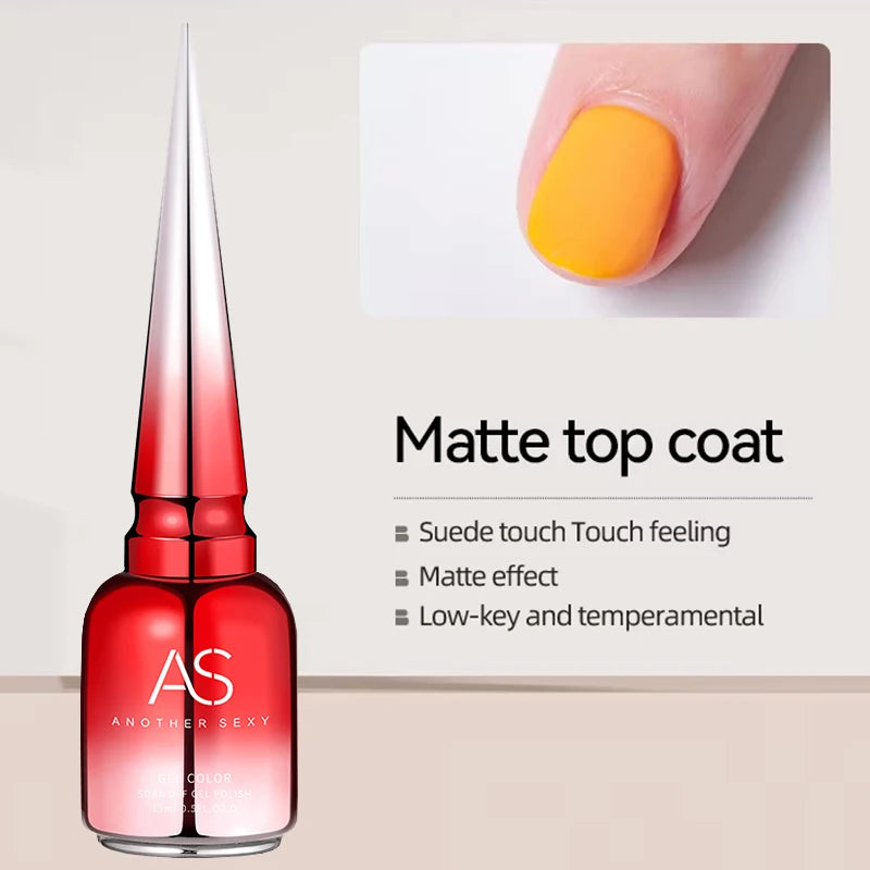 AS Tpo Free Clear Blooming Gel Polish 15ml UV LED Soak Off Nail Art Polish for Spreading Effect Marble Gel Paint Varnish TopBase