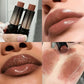 Glossy Mirror Lipstick – Red Brown Shade, Moisturizing, Waterproof, Long-Lasting, Unisex, Perfect for Holiday & Party Makeup