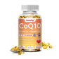 120pcs Q10 Coenzyme 450mg Capsules Cardiovascular and Heart Health Energy Vitamins Beauty and Health, Promote Blood Circulation
