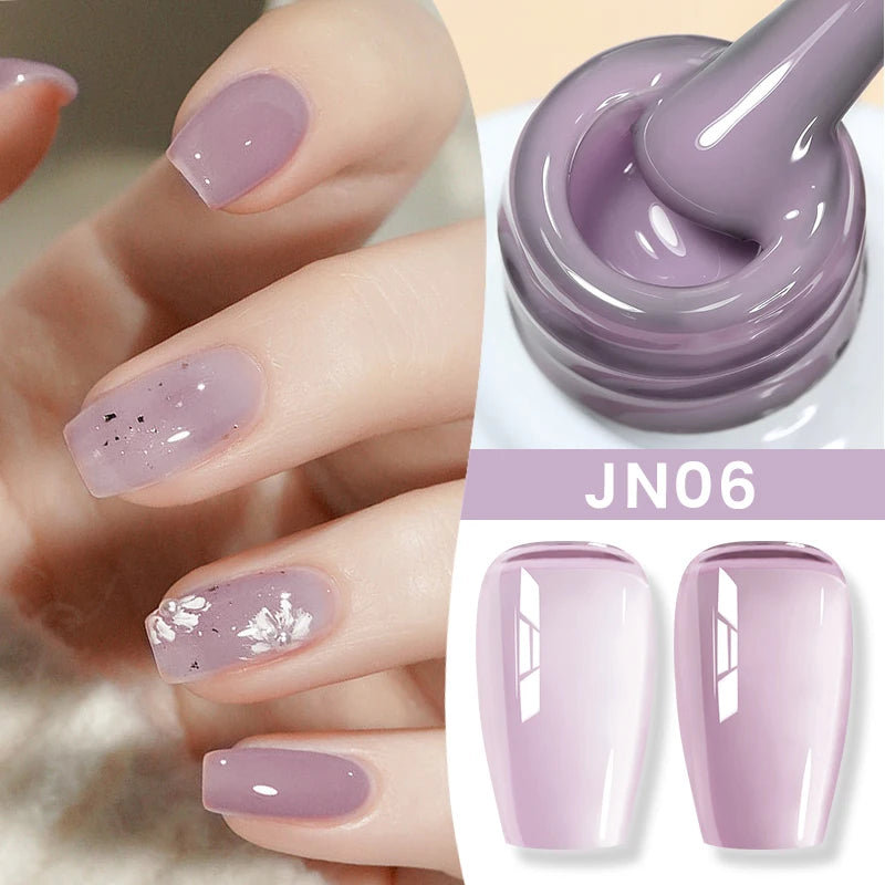 BORN PRETTY 6 in 1 Nail Glue Gel Extra Strong Adhesive for Press on Nails Clear Acrylic Tips Extension Gel Strengthener Gel